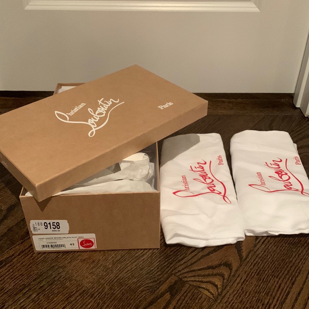 Christian Louboutin Empty Shoe Box and Dust Bags